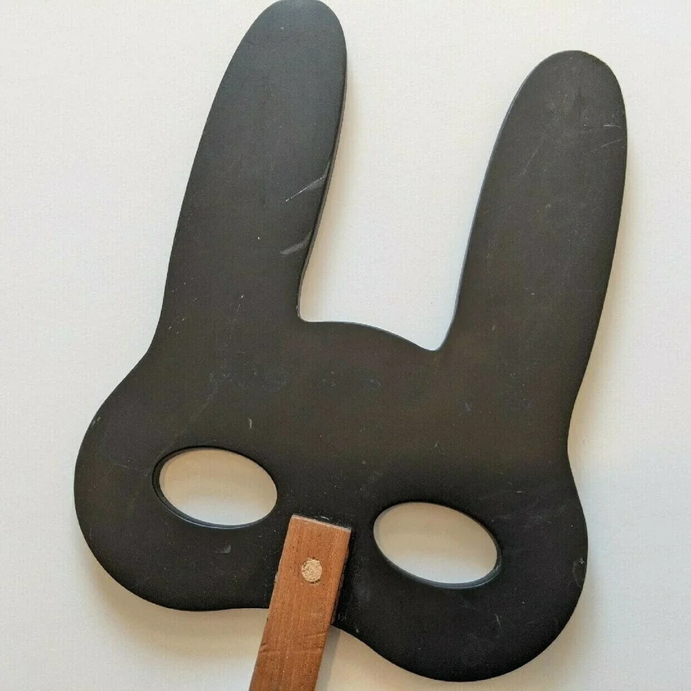 Wooden Chalk Mask, Bunny Character Waldorf Montessori Play Preschool